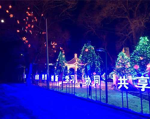 展現(xiàn)公司風(fēng)采 演繹雪雕童話